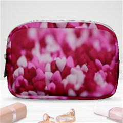 Valentine Day Heart Symbol Capsule Make Up Pouch (small) by artworkshop