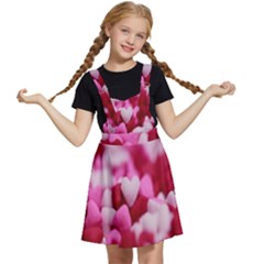 Valentine Day Heart Symbol Capsule Kids  Apron Dress by artworkshop