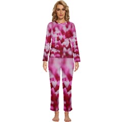 Valentine Day Heart Symbol Capsule Womens  Long Sleeve Lightweight Pajamas Set by artworkshop