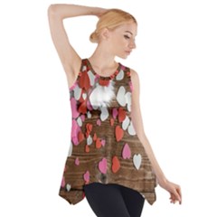 Valentine Day Heart Wallpaper Side Drop Tank Tunic by artworkshop