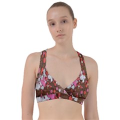 Valentine Day Heart Wallpaper Sweetheart Sports Bra by artworkshop