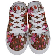 Valentine Day Heart Wallpaper Half Slippers by artworkshop