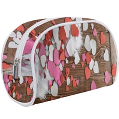 Valentine Day Heart Wallpaper Make Up Case (large) by artworkshop