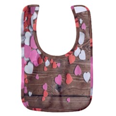 Valentine Day Heart Wallpaper Baby Bib by artworkshop