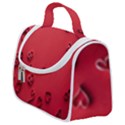 Valentine Day Logo Heart Ribbon Satchel Handbag View1