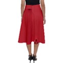 Valentine Day Logo Heart Ribbon Perfect Length Midi Skirt View2