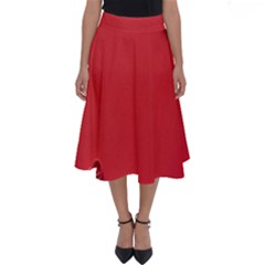 Valentine Day Logo Heart Ribbon Perfect Length Midi Skirt by artworkshop