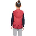 Valentine Day Logo Heart Ribbon Kids  Hooded Puffer Vest View2