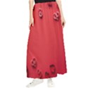 Valentine Day Logo Heart Ribbon Maxi Chiffon Skirt View1