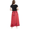 Valentine Day Logo Heart Ribbon Maxi Chiffon Skirt View2