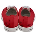 Valentine Day Logo Heart Ribbon Men s Low Top Canvas Sneakers View4