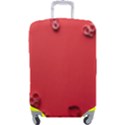 Valentine Day Logo Heart Ribbon Luggage Cover (Large) View1