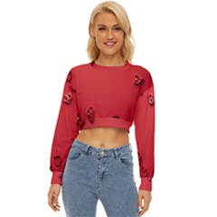 Valentine Day Logo Heart Ribbon Lightweight Long Sleeve Sweatshirt by artworkshop