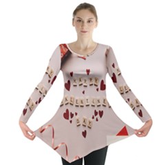 Valentine Gift Box Long Sleeve Tunic  by artworkshop