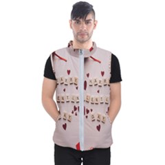 Valentine Gift Box Men s Puffer Vest by artworkshop