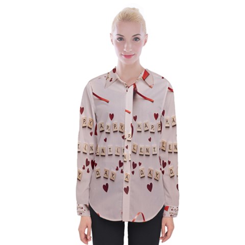 Valentine Gift Box Womens Long Sleeve Shirt by artworkshop