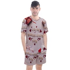 Valentine Gift Box Men s Mesh Tee And Shorts Set