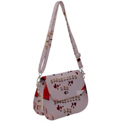 Valentine Gift Box Saddle Handbag by artworkshop