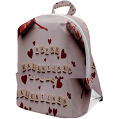 Valentine Gift Box Zip Up Backpack by artworkshop