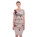 Valentine Gift Box Classic Short Sleeve Midi Dress View1