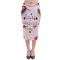 Valentine Gift Box Velvet Midi Pencil Skirt View1