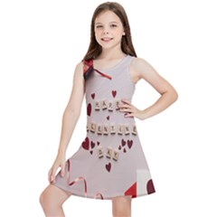 Valentine Gift Box Kids  Lightweight Sleeveless Dress by artworkshop