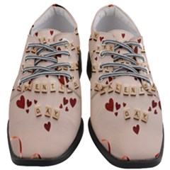 Valentine Gift Box Women Heeled Oxford Shoes by artworkshop