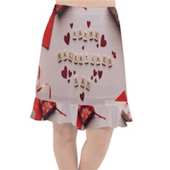 Valentine Gift Box Fishtail Chiffon Skirt