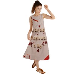 Valentine Gift Box Summer Maxi Dress by artworkshop