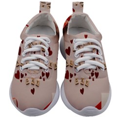 Valentine Gift Box Kids Athletic Shoes by artworkshop