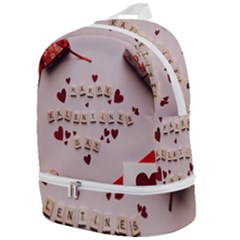 Valentine Gift Box Zip Bottom Backpack by artworkshop