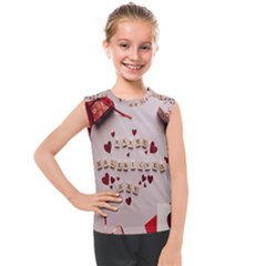 Valentine Gift Box Kids  Mesh Tank Top by artworkshop