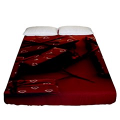 Valentines Gift Fitted Sheet (king Size) by artworkshop