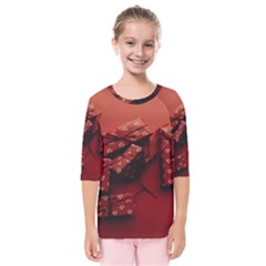 Valentines Gift Kids  Quarter Sleeve Raglan Tee