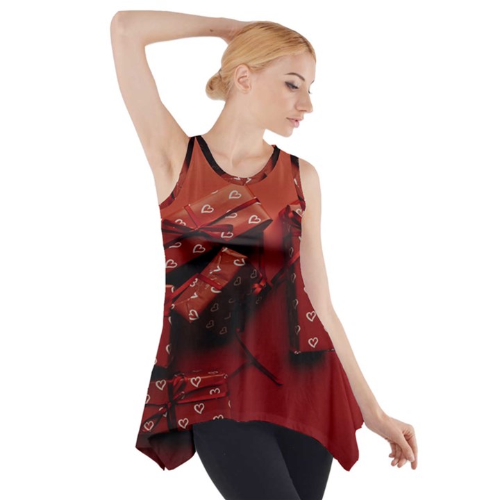 Valentines Gift Side Drop Tank Tunic