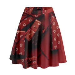 Valentines Gift High Waist Skirt by artworkshop