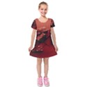 Valentines Gift Kids  Short Sleeve Velvet Dress View1