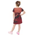 Valentines Gift Kids  Short Sleeve Velvet Dress View2