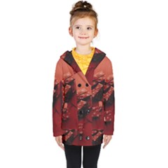 Valentines Gift Kids  Double Breasted Button Coat by artworkshop