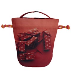 Valentines Gift Drawstring Bucket Bag by artworkshop