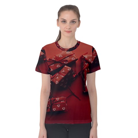 Valentines Gift Women s Cotton Tee by artworkshop