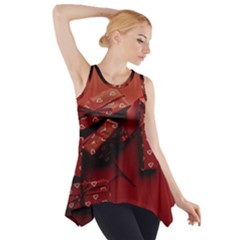 Valentines Gift Side Drop Tank Tunic by artworkshop