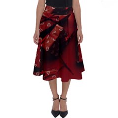 Valentines Gift Perfect Length Midi Skirt by artworkshop