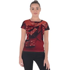 Valentines Gift Short Sleeve Sports Top  by artworkshop