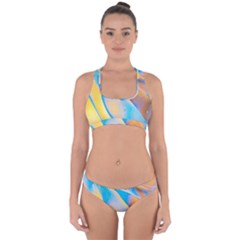 Water And Sunflower Oil Cross Back Hipster Bikini Set by artworkshop