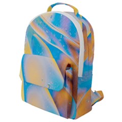 Water And Sunflower Oil Flap Pocket Backpack (small) by artworkshop