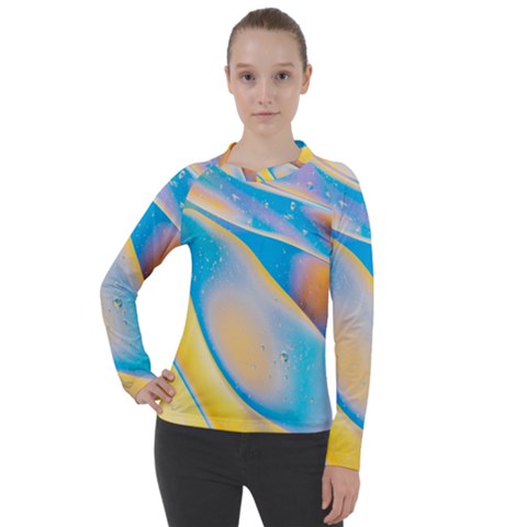 Water And Sunflower Oil Women s Pique Long Sleeve Tee by artworkshop