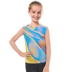 Water And Sunflower Oil Kids  Mesh Tank Top by artworkshop