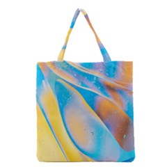 Water And Sunflower Oil Grocery Tote Bag by artworkshop