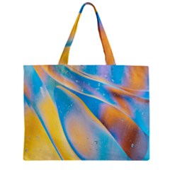 Water And Sunflower Oil Zipper Mini Tote Bag